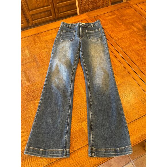 Risen wide leg jeans size 27 - Picture 1 of 7